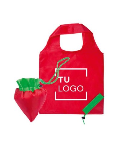 Bolsa plegable en forma de fruta