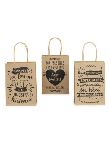 Bolsas de Papel con Frases