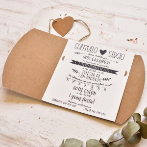 Invitación de Boda con Corazón 2