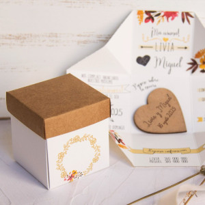 Invitación de Boda Cajita Sorpresa 2