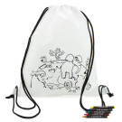 Mochila infantil con ceras | Mochila para colorear