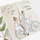 Invitación de boda con hijos