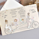 Invitación de boda con hijos