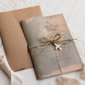 Invitación de Boda como Billete de Avión 2