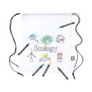 Mochila para colorear de RPET| Mochila con ceras para pintar