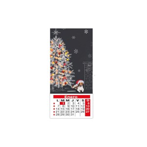 Mini calendario con imán