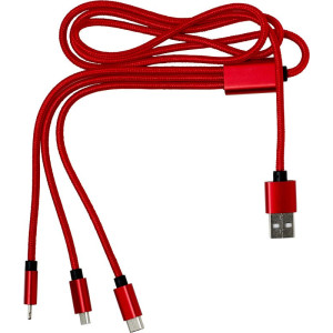 Set de Cables de Nilón Felix USB, micro USB, USB-C y Lightning 2
