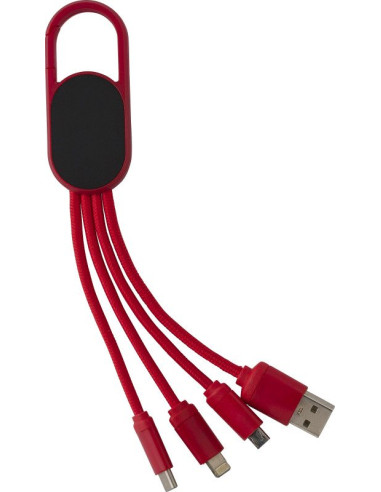 Set de Cables de Nilón Idris con Logo