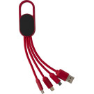 Set de Cables de Nilón Idris con Logo
