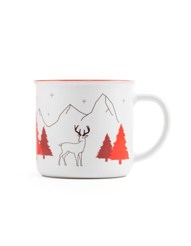 Taza de Navidad con reno