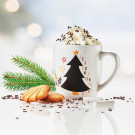 Taza pizarra navideña