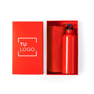 Caja de Regalo con Bidón + Toalla Deportiva