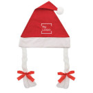 Gorro de Navidad con Trenzas | Gorro de Papá Noel