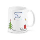 Taza de Navidad con trineo