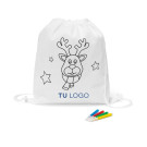Mochila para Colorear Navideña | Regalos Infantiles