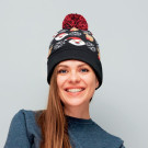 Gorro de navidad estampado