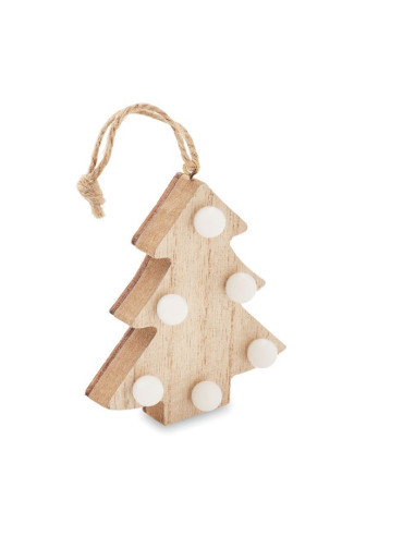 Adorno navideño con luz
