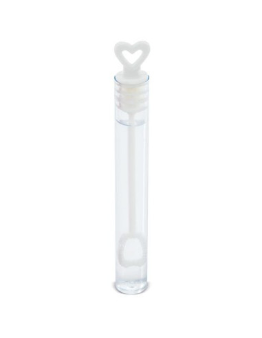 Pack De 48 Pomperos Con Forma De Corazón – Jabón De Pompas Original Para Bodas, Bautizos Y Comuniones – Medida 11 Cm – Envío Rápido
