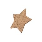 Posavasos de corcho con forma de estrella