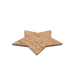 Posavasos de Corcho en Forma de Estrella | Set de 4 - Ecofriendly 2