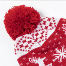 Gorro navideño con pompón