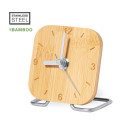 Reloj de bambú para escritorio