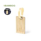Identificador de maleta de bambú