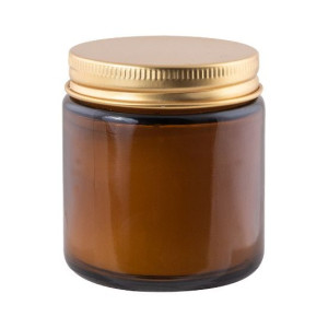 Vela aromática de cristal con tapa | Velas personalizadas 2