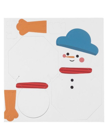 Puzzle Navideño de Cartón Personalizado