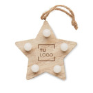 Adorno de Navidad Estrella con Luces LED- Regalo Promocional Brillante