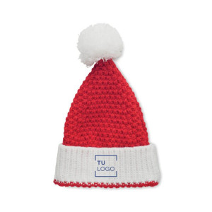 Gorro de punto navideño