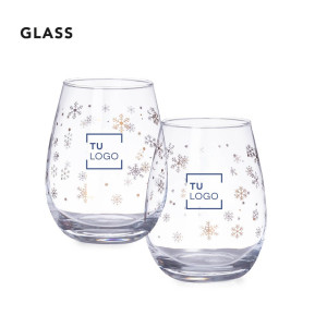 Vasos navideños copo de nieve