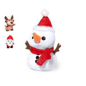 Peluches Infantiles Navideños ?  Papá Noel, Reno y Muñeco de Nieve