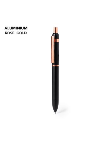 Bolígrafo de aluminio rosado