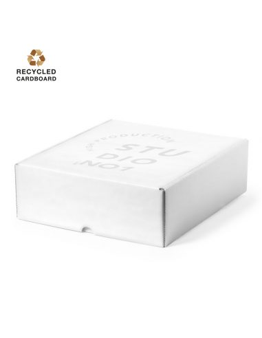 Caja de presentación blanca XL 26 x 30 x 9 cm