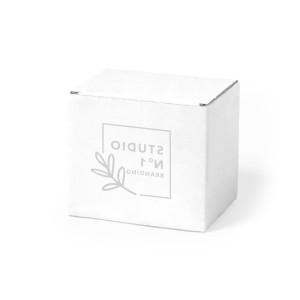 Caja para tazas en color blanco | Packaging personalizado 2
