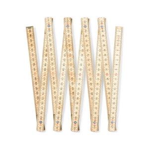 Regla Plegable de Madera 2 Metros | Personalización y Precisión 2