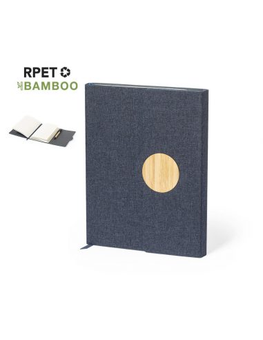 Bloc de notas de RPET y bambú