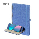 Libreta con soporte para smartphone