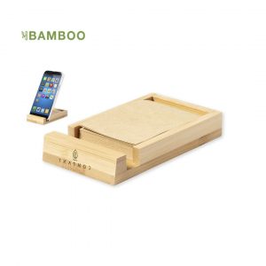 Portanotas de bambú y papel kraft