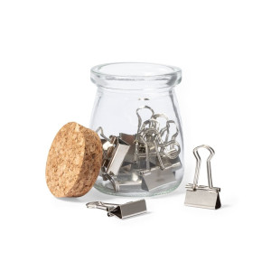 Portaclips de Cristal con Tapón de Corcho | Organiza con Estilo 2