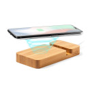 Powerbank de Bambú con Cargador Inalámbrico 15W