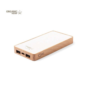 Power bank de cáñamo y madera