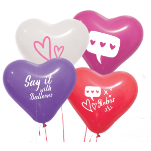Compra Globos de Corazón Personalizados - Oferta en Globos con Logo 2