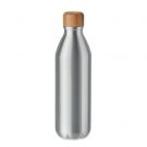 Botella de aluminio 550 ml con tapón de bambú