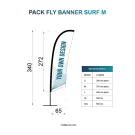 Fly banner surf 65 x 272 cm