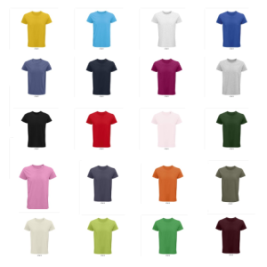 Camiseta Manga Corta 100% Algodón Biológico SOL´S CRUSADER 2