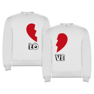 Pack de Sudaderas para Parejas Regalos con Amor