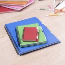 Libreta con bolígrafo de colores | Libreta de cartón reciclado