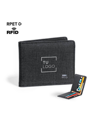 Tarjetero Billetero de Poliéster RPET con Tecnología RFID